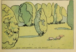 nemfrog:  “Here’s a pasture with some cattle.” “Voici