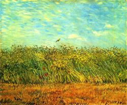 vincentvangogh-art:  Wheat Field with a Lark, 1887 Vincent van