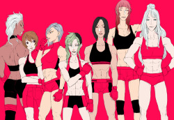 yoyonaki:  I introduce you my sports/MMA OCs. I think my faves