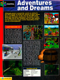 n64thstreet:  SCAN TIME: Nintendo Power’s Earthbound 64 preview