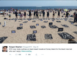 bobbycaputo:  #BlackLivesMatter Memorial Day Protest Hits Coney