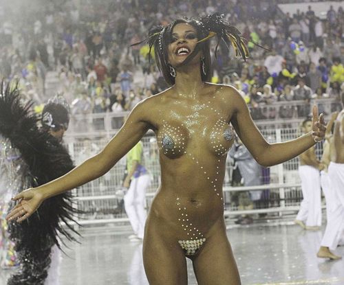 Brazilian carnival girl.