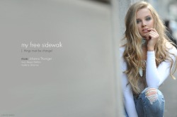 my free sidewalk (… things must change)model: Johanna