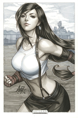 Tifa Lockhart2 Original Art by Artgerm 