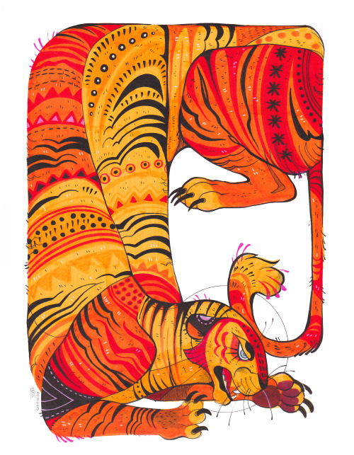 euqinimodart:Happy international tiger day!!