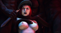 shaotek:  “A group of Cammy ghouls threatens to put Damsel