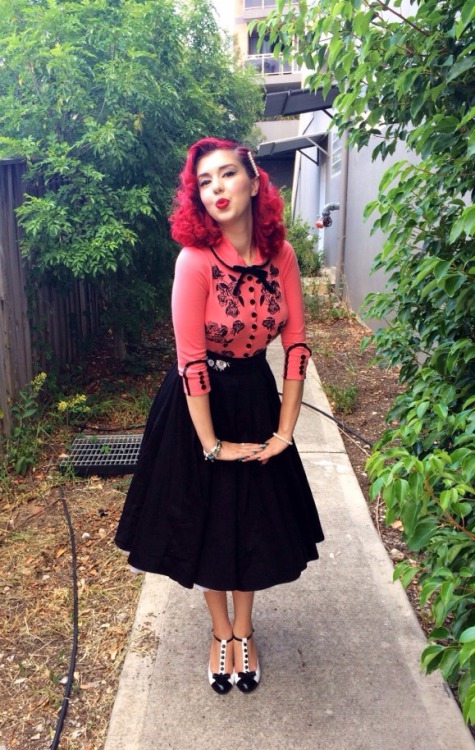 pinupdaysvintagenights:  My favorite outfits of the year so far 