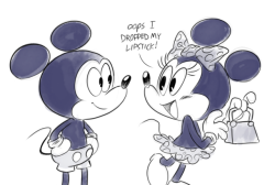 hotdiggedydemon:Minnie needs a skirt that actually covers something.