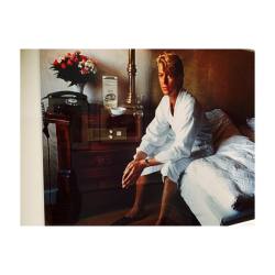 Helmet Newton  Bowie Bedroom, Kempinski hotel Berlin 1983  #bowie #helmutnewton  (at Helmut Newton Foundation Berlin)