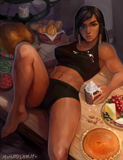 lovelovedeary:  momo-deary:  ♥ Pharah ♥ Support me on patreon~!