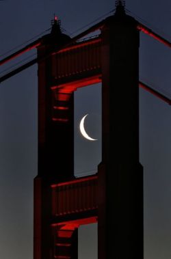 dontcallmebetty:  (via The Golden Gate Bridge south tower framed
