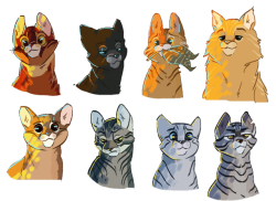 laurenceorange: Book 1 Icons for u and ur Thunderclan friends