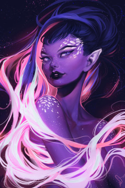 mioree:   “Maid of Stars"  Shes a space mermaid named