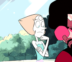 Pearl is a really animated speaker and gesticulates a lot. Most