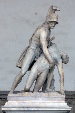 via-appia:  Menelaus bearing the corpse of Patroclus  Roman,