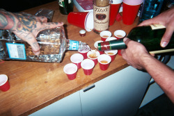 sexmoneypizzaparty:mixed drinks. 