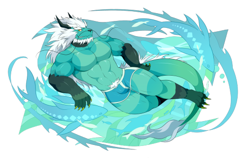 kulplant:  Venti Variants! Venti is the avatar of my friend, a water dragon, and a diver. Here is all Venti variants in a row, hopping you will enjoy it!  And another thing, I have a Patreon now!  If you like my artworks and feeling generous, or if you