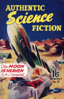 theniftyfifties:  Authentic Science Fiction magazine, December