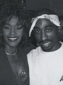 ultrahipdonthopthings:  Whitney Houston & 2Pac: At the release