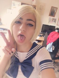 ahegaolovers:    Another Ahegao Selfie from our Admin Nuhat Cosplay