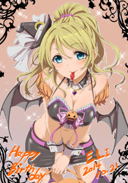 (via ayase eli (love live! school idol project) drawn by clearite)