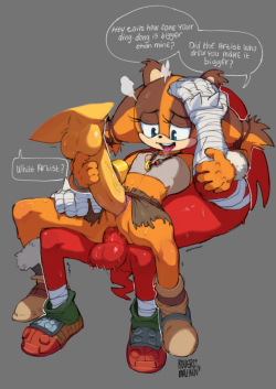 kollerss-arts: Knucks sometimes you just dont ask.  a Sticking