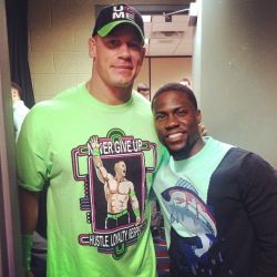 ria-reigns:  houndsofhotness:  Kevin Hart & John Cena …