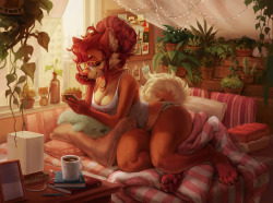 bypbap:  A painting commission for Tantrum @ FA Glad to have