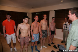 maleauctionblock:  Preparing the boys for the auction. stripped