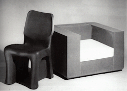  Gaetano Pesce, Dalila Chair and Willie Landel, Throw Away Chair