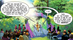 lgbtincomics: Throwback to that one time Diana officiated a marriage(Sensation