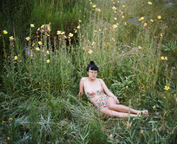 vivian-fu:  Self Portrait with Yellow Flowers, August 2015 