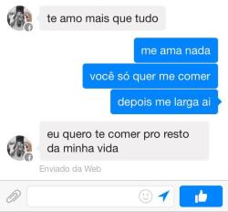 hahamix:  eu sendo romântico 