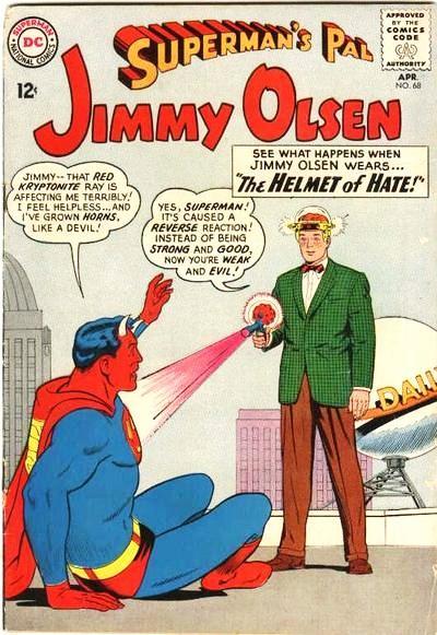 Jimmy Olsen He is my fave superhero character purely for the amount of TF shenanigans he seems to end up in! Just a few comic covers I had saved on my hardrive