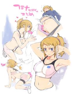 kininaruarekore:  hoshino fumina (gundam, gundam build fighters,