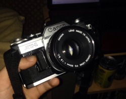 Another camera to add to the collection “Canon AT-1 35mm