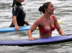 toplessbeachcelebs:  Lisa Gormley (Australian Actress) bikini