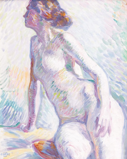 dappledwithshadow:Theo van Rysselberghe, Nude, 1902.
