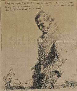 William Orpen (Irish, 1878-1931), I shall draw myself in my own