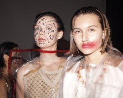 wmagazine:  Backstage at VFILES Spring 2017 Photo by Olivia Locher.