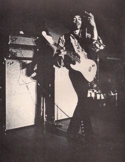 vaticanrust:Jimi Hendrix at the Winterland, 1968.