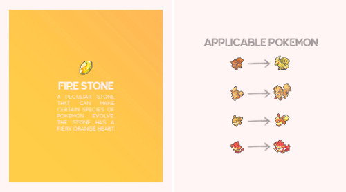 newbark-town:evolution stones