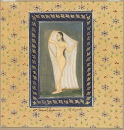 mughalshit:  Lady After Bath India, Mughal, 18th century Painting