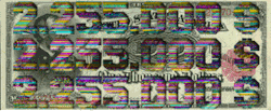 The most expensive banknote #glitch #art #money US Red Seal Grand