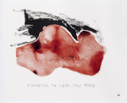 boyirl:  Louise Bourgeois // Tracey Emin I wanted to love you