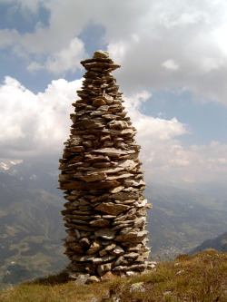 mitchellgoldstein:  Cairn is a man-made pile (or stack) of stones.