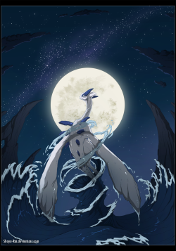 doruna:   Been thinking of drawing Lugia for a long time, and