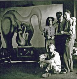 themaninthegreenshirt:  Max Ernst, Leonora Carrington, Marcel