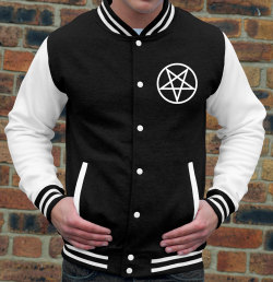 veraeyecandy:  Pentagram Circle Varsity Jacket - FREE Shipping