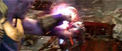 irondicc: mcufam: Tony Stark vs. Thanos in Avengers: Infinity